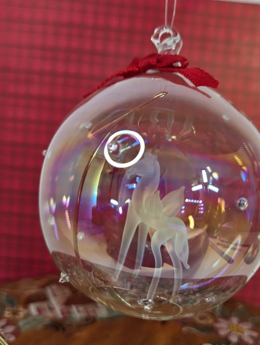 Vintage Nordstrom Crystal Pegasus Ornament Rare Collectible Christmas Holiday